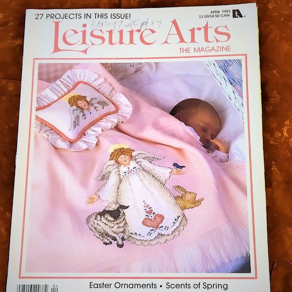 7  VNTG Cross Stitch Mags- Danish Flowers, Spring - Picture 10 of 10